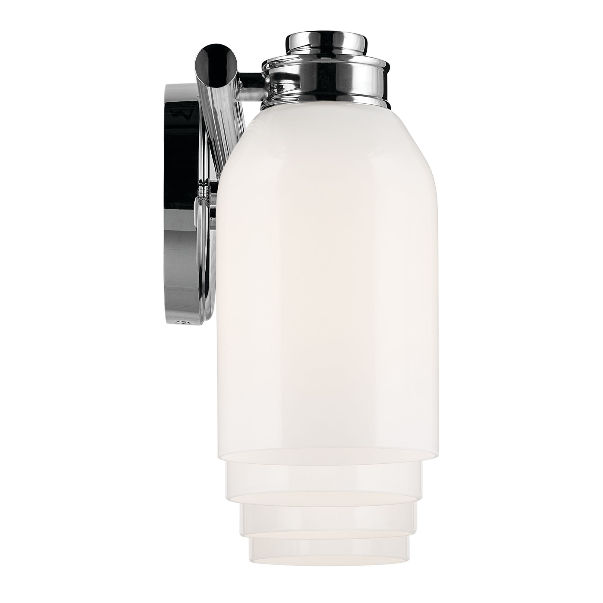 Image 2 Kichler Shae Chrome Bath 4Lt with Opal Glass more views