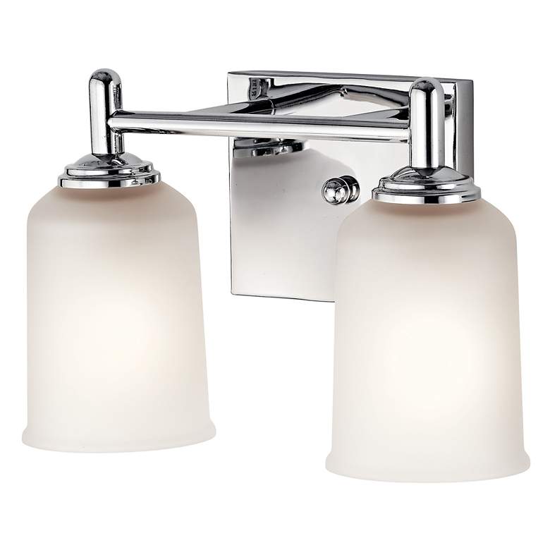 Image 2 Kichler Shailene 12 1/2" Wide 2-Light Chrome Bath Light more views