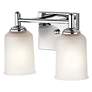 2_Kichler Shailene 12 1/2" Wide 2-Light Chrome Bath Light more views
