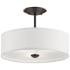 Kichler Shailene 14" Wide Olde Bronze Drum Ceiling Light