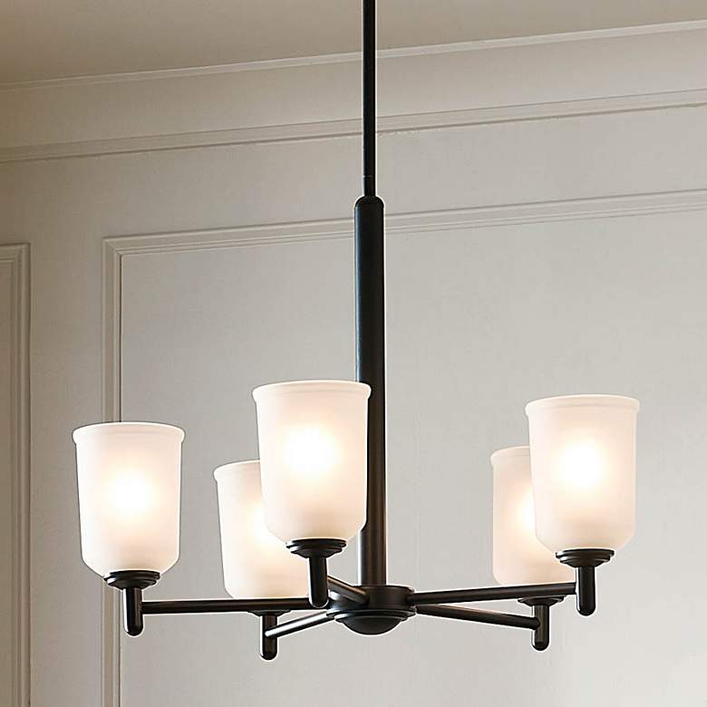 Image 1 Kichler Shailene 18.5 inch 5 Light Chandelier