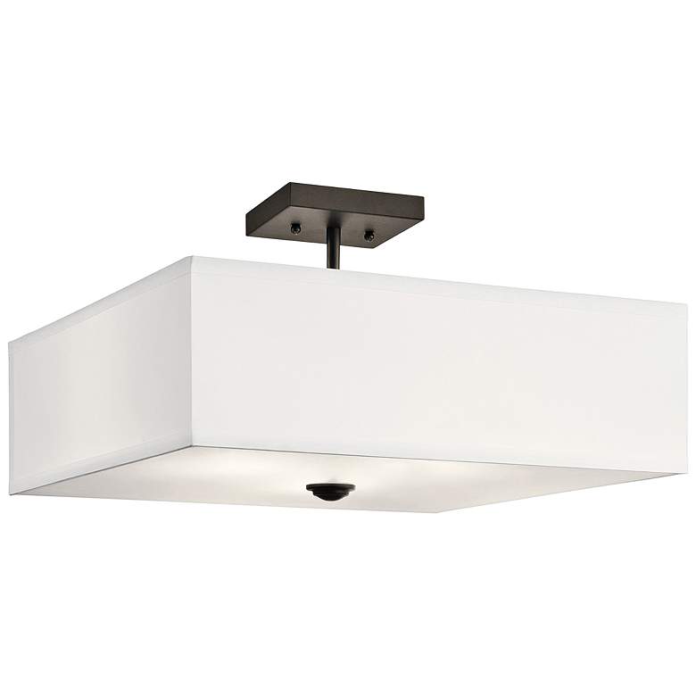 Image 2 Kichler Shailene 18" Wide Olde Bronze Ceiling Light