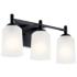 Kichler Shailene 21" Wide Black 3-Light Vanity Bath Light