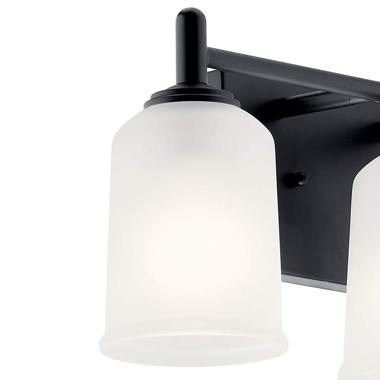 Image 4 Kichler Shailene 21" Wide Black 3-Light Vanity Bath Light more views