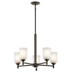 Kichler Shailene 23 1/2" Wide 5-Light Olde Bronze Pendant Chandelier