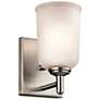 Thumbnail1 of Kichler Shailene 8.3" High Brushed Nickel Wall Sconce