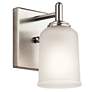 Thumbnail2 of Kichler Shailene 8.3" High Brushed Nickel Wall Sconce more views