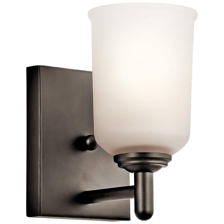 Image 1 Kichler Shailene 8 1/4" High Classic Olde Bronze Wall Sconce