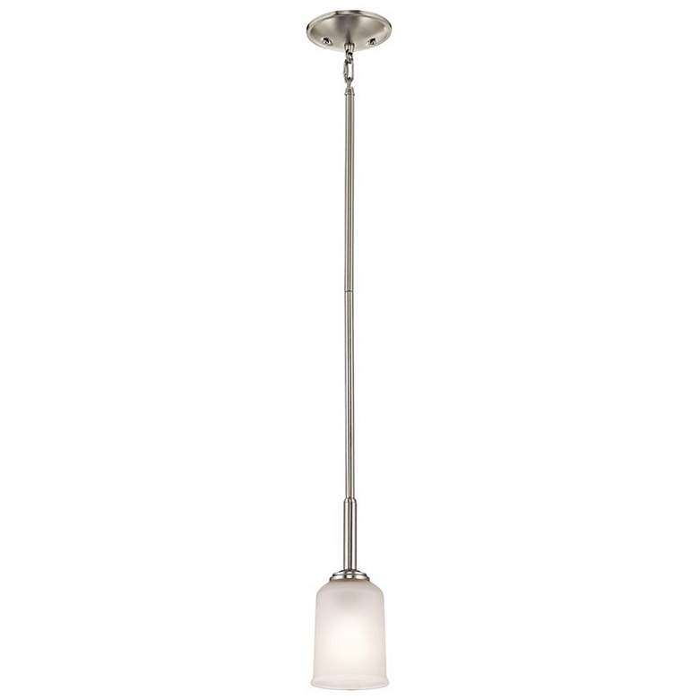 Image 1 Kichler Shailene Brushed Nickel Mini Pendant 1Lt