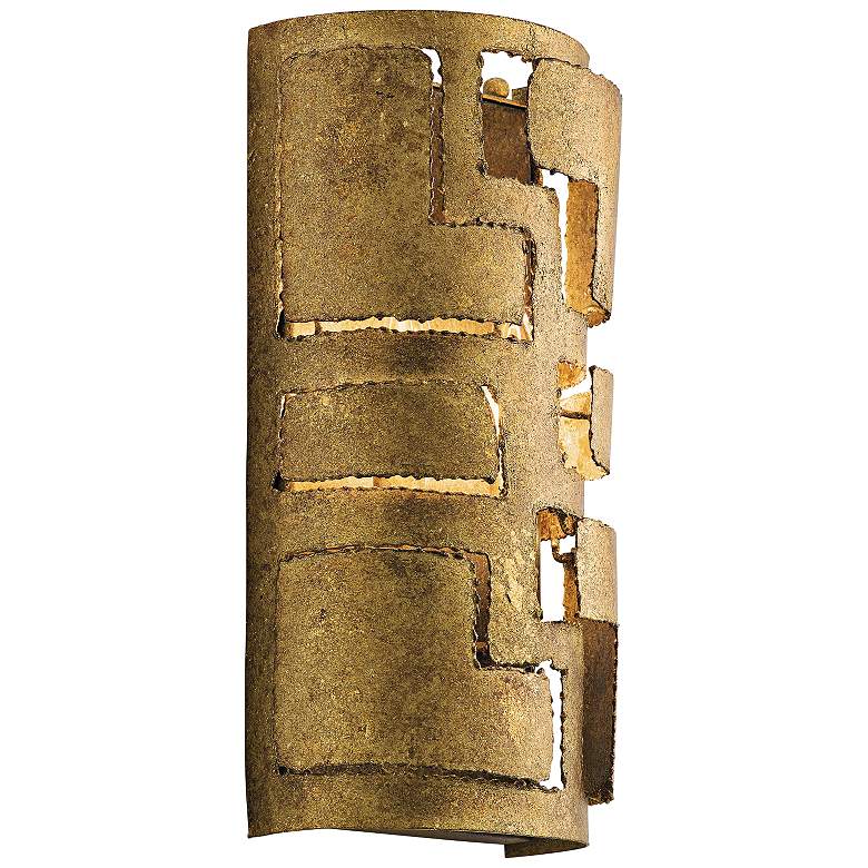 Image 1 Kichler Shefali 13 3/4" High Pharaoh Gold Wall Sconce