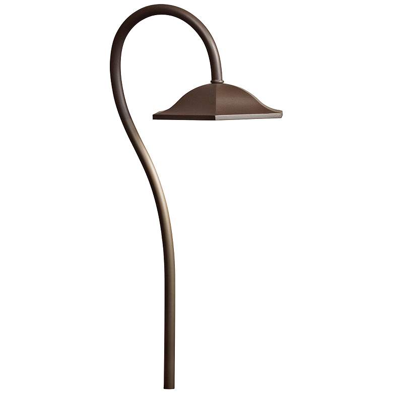 Image 1 Kichler Sheperd&#39;s Crook 271/2 inch High LED Bronze Path Light