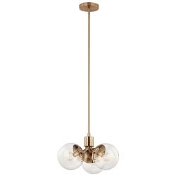 Kichler Silvarious 16 1/2" Champagne Bronze and Clear Glass Chandelier