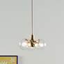 1_Kichler Silvarious 16 1/2" Champagne Bronze and Clear Glass Chandelier