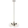 2_Kichler Silvarious 16 1/2"W Polished Nickel 3-Light Pendant