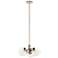 Kichler Silvarious 16 1/2"W Polished Nickel 3-Light Pendant