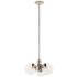 Kichler Silvarious 16 1/2"W Polished Nickel 3-Light Pendant