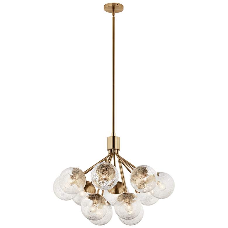 Image 2 Kichler Silvarious 30" Wide 12-Light Champagne Bronze Chandelier