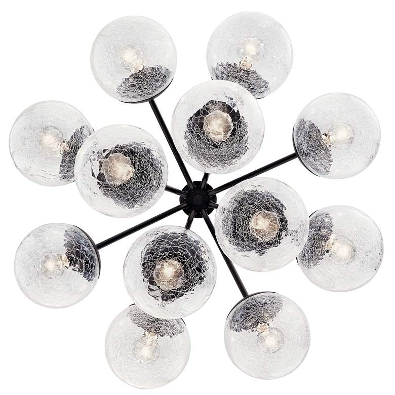Image 4 Kichler Silvarious 30" Wide Black 12-Light Chandelier more views