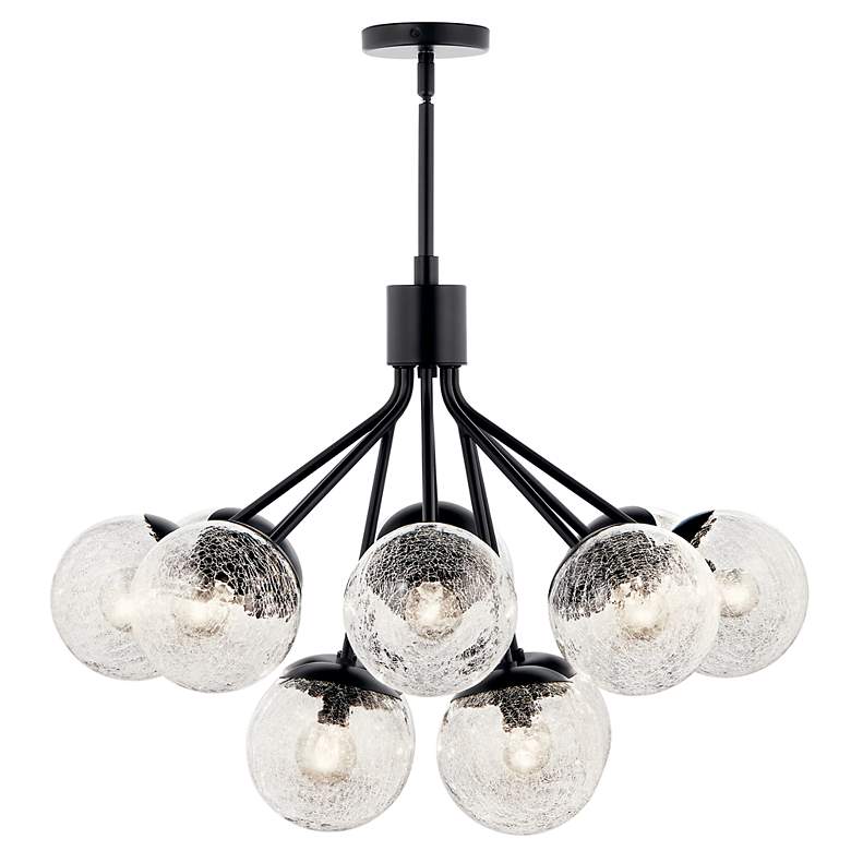 Image 5 Kichler Silvarious 30" Wide Black 12-Light Chandelier more views