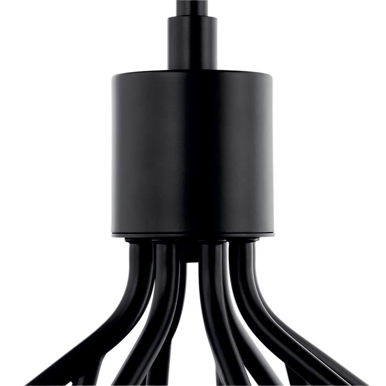 Image 7 Kichler Silvarious 30" Wide Black 12-Light Chandelier more views
