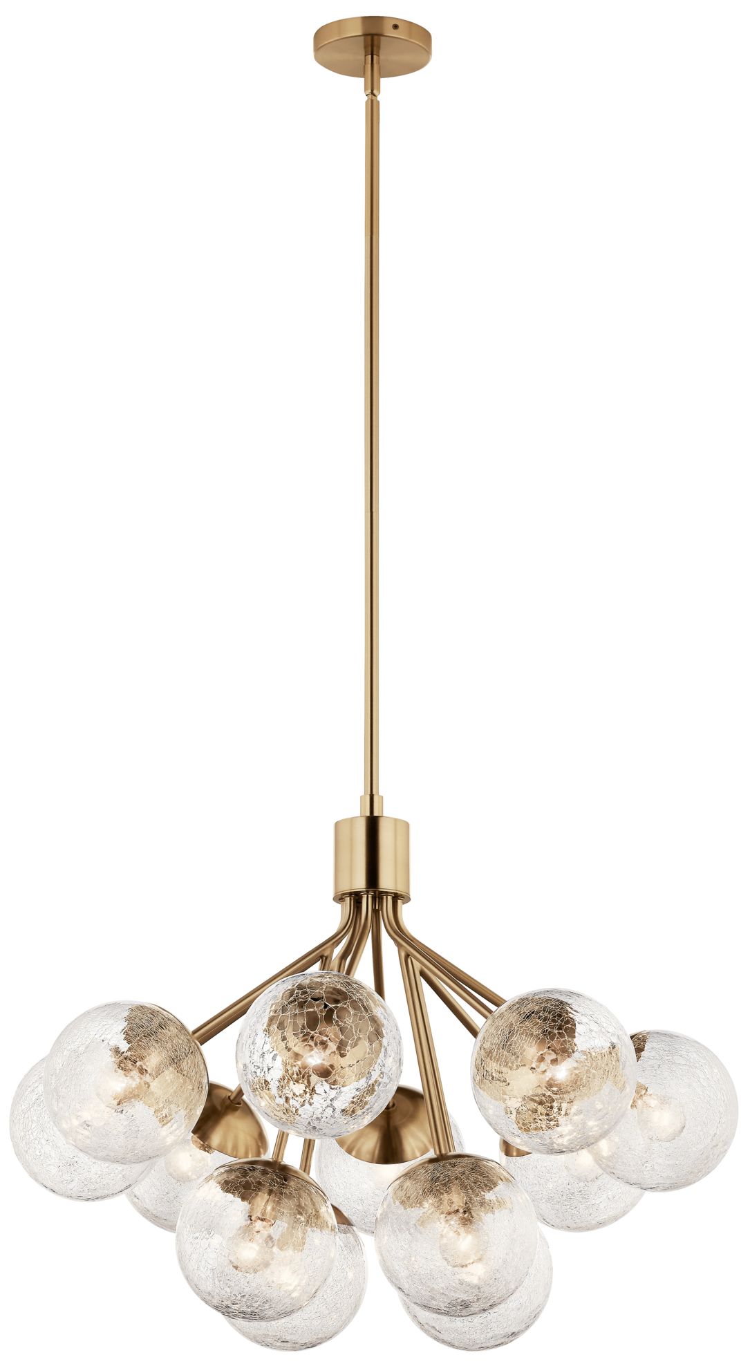 Kichler Silvarious 30"W Champagne Bronze 12-Light Chandelier