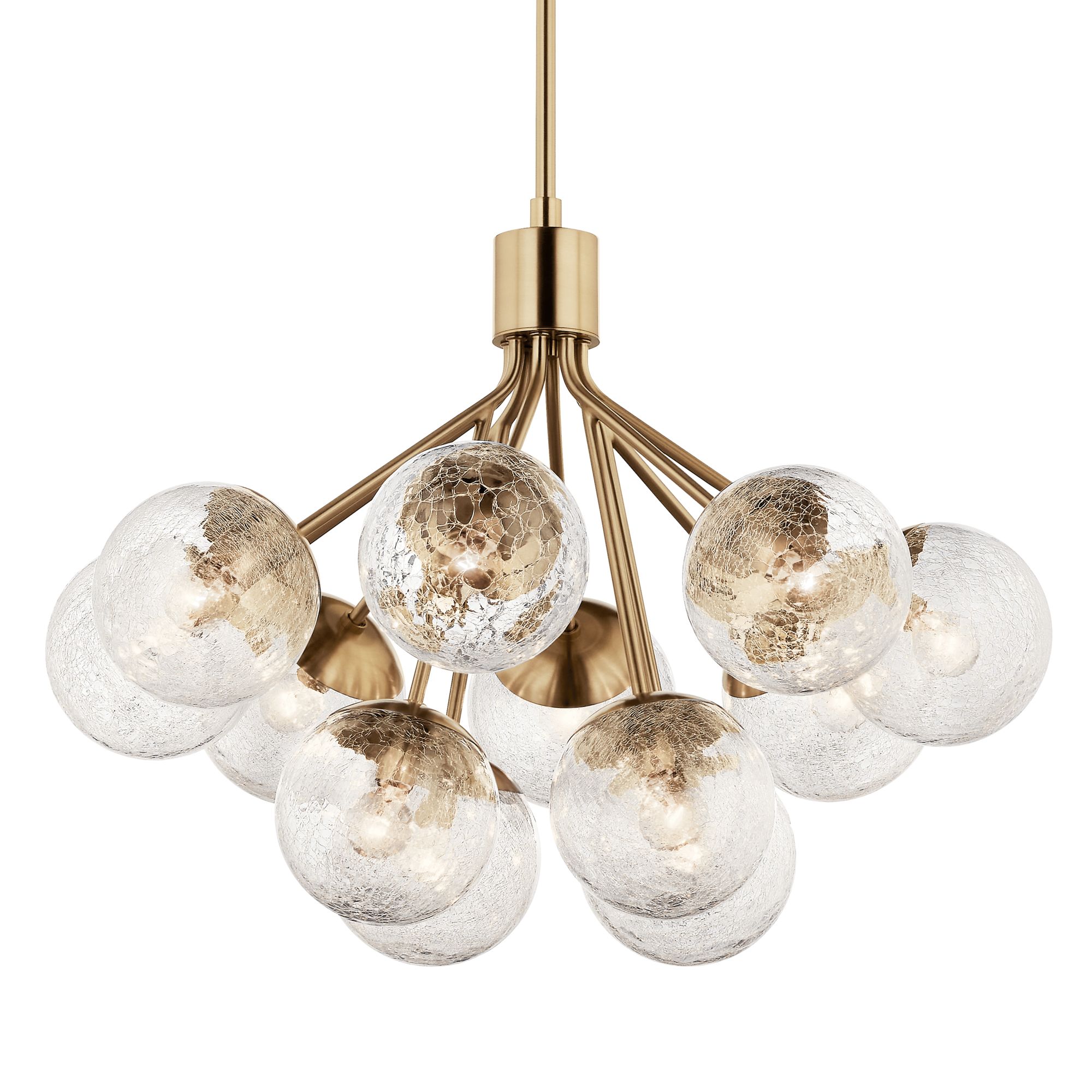 Image 7 Kichler Silvarious 30"W Champagne Bronze 12-Light Chandelier more views