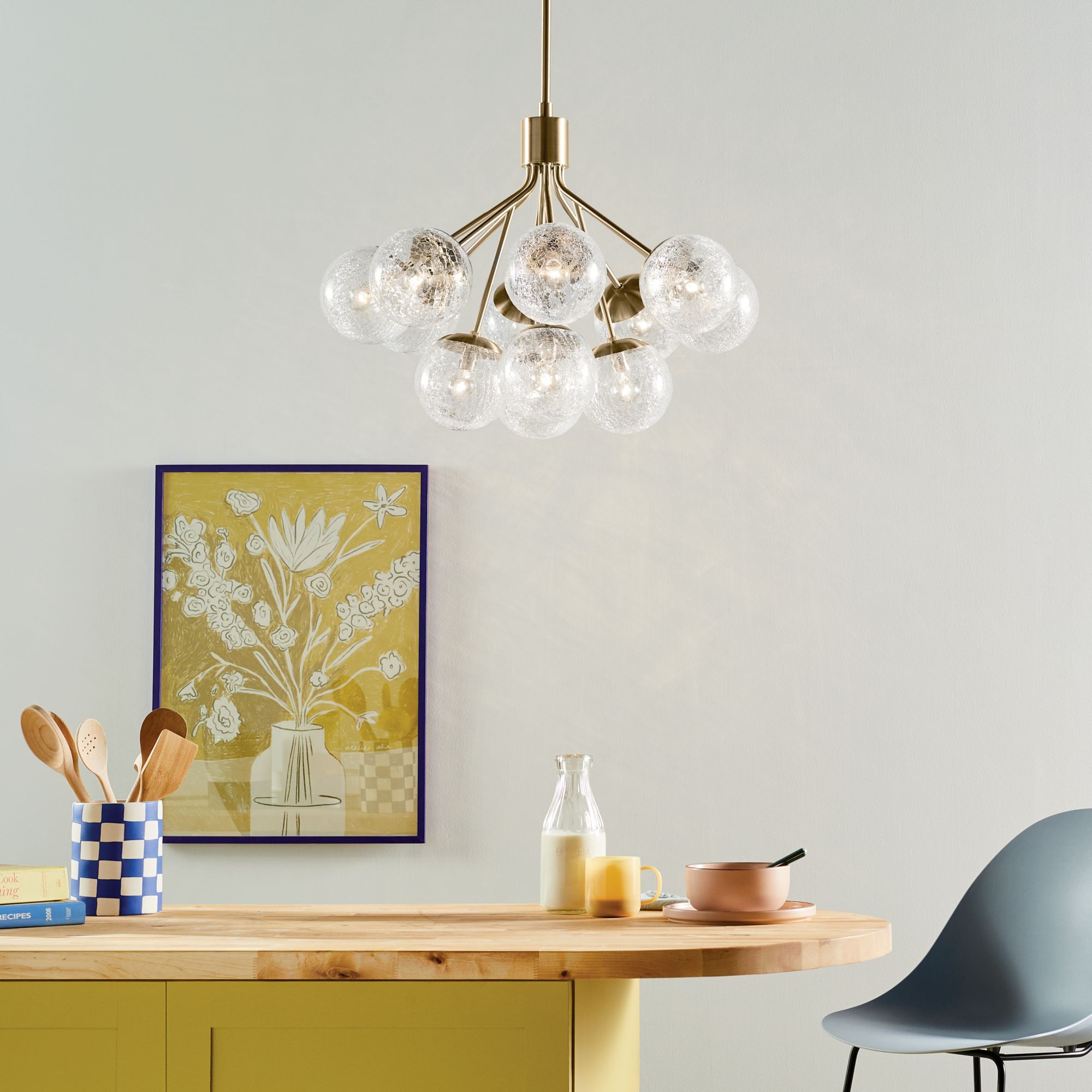 Kichler Silvarious 30"W Champagne Bronze 12-Light Chandelier