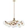 Kichler Silvarious 30"W Champagne Bronze 12-Light Chandelier