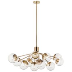 Kichler Silvarious 30"W Champagne Bronze 12-Light Chandelier