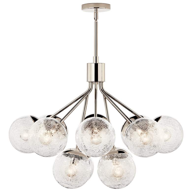 Image 5 Kichler Silvarious 30"W Polished Nickel 12-Light Chandelier more views