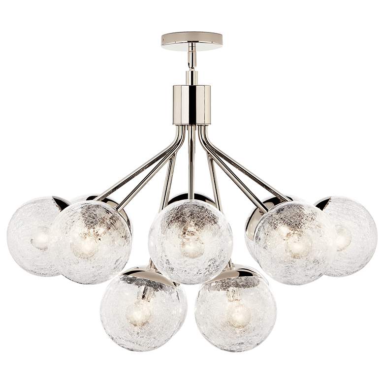 Image 6 Kichler Silvarious 30"W Polished Nickel 12-Light Chandelier more views