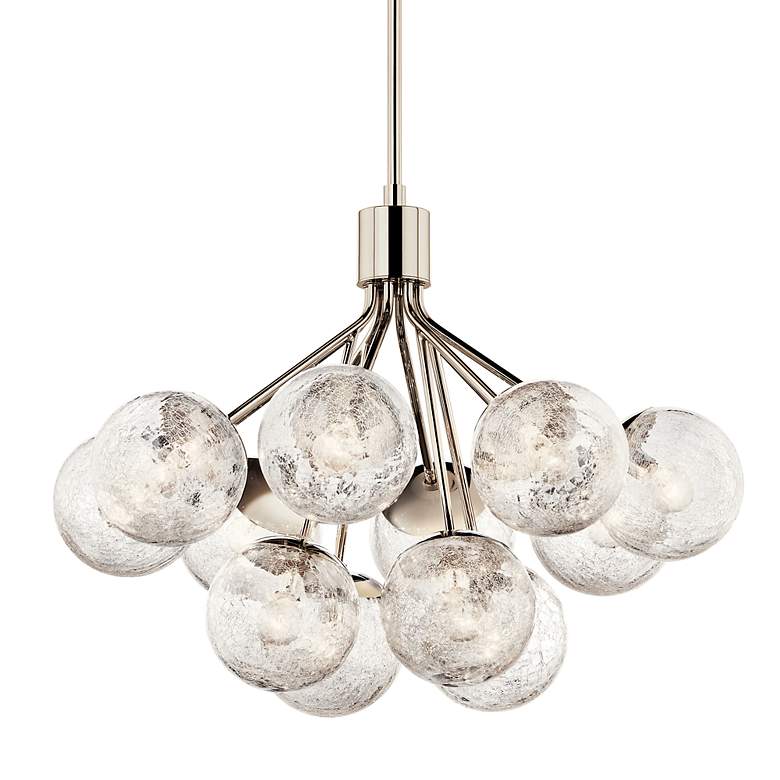 Image 7 Kichler Silvarious 30"W Polished Nickel 12-Light Chandelier more views