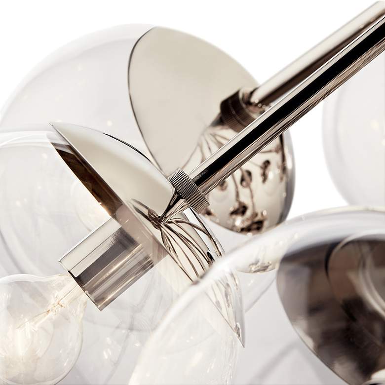 Image 2 Kichler Silvarious 30"W Polished Nickel 12-Light Chandelier more views