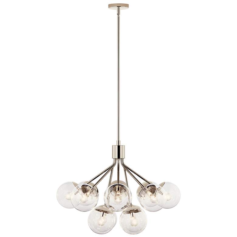 Image 4 Kichler Silvarious 30"W Polished Nickel 12-Light Chandelier more views