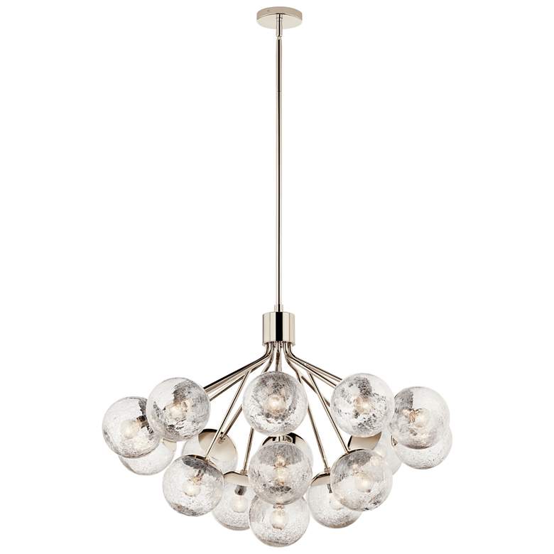 Image 1 Kichler Silvarious 38" Wide 16-Light Polished Nickel Chandelier