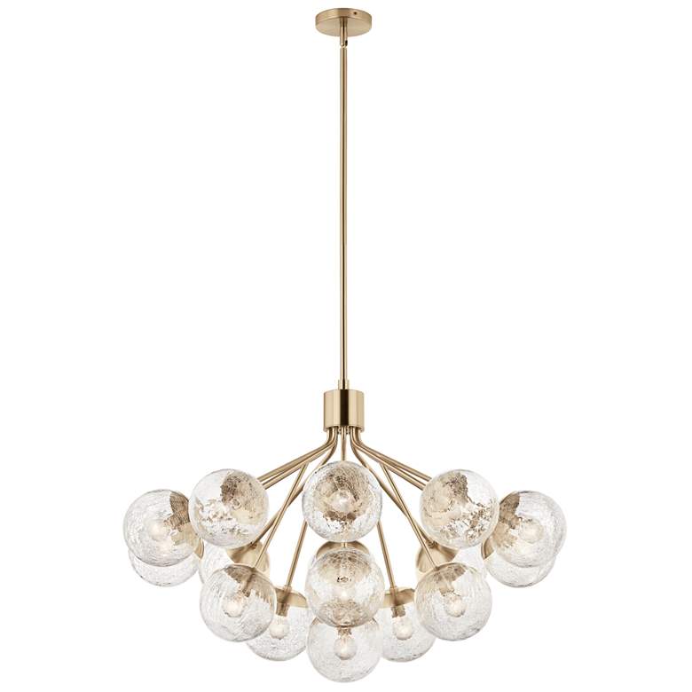Image 1 Kichler Silvarious 38"W Champagne Bronze 16-Light Chandelier