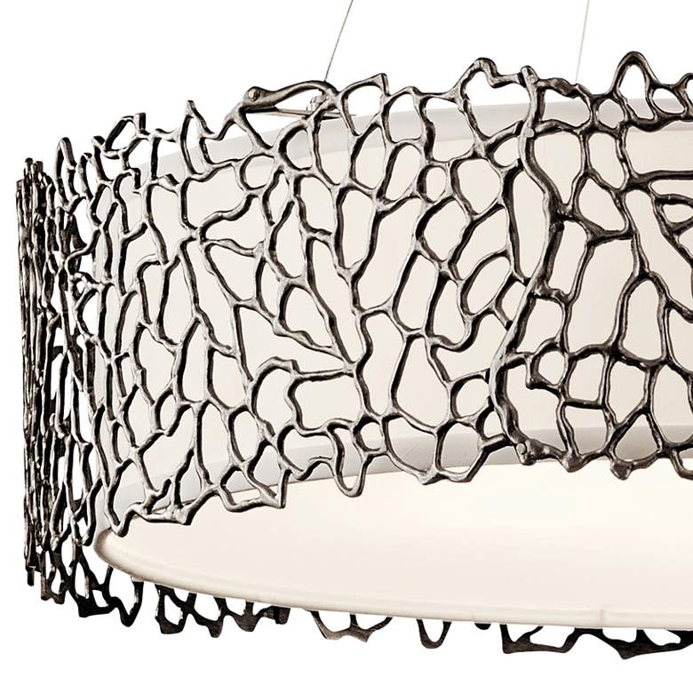 Image 3 Kichler Silver Coral 22" Wide Classic Pewter Chandelier more views