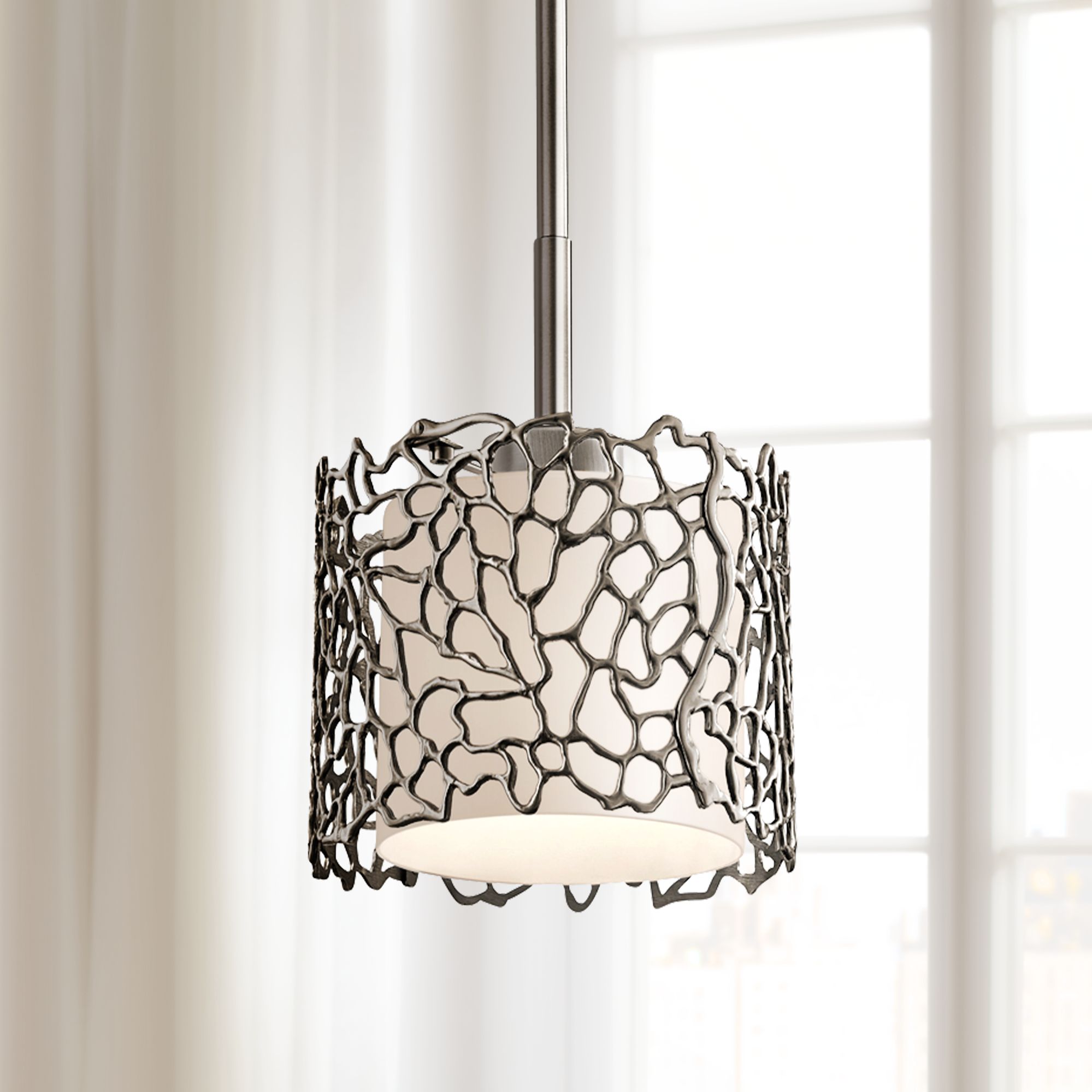 kichler silver coral