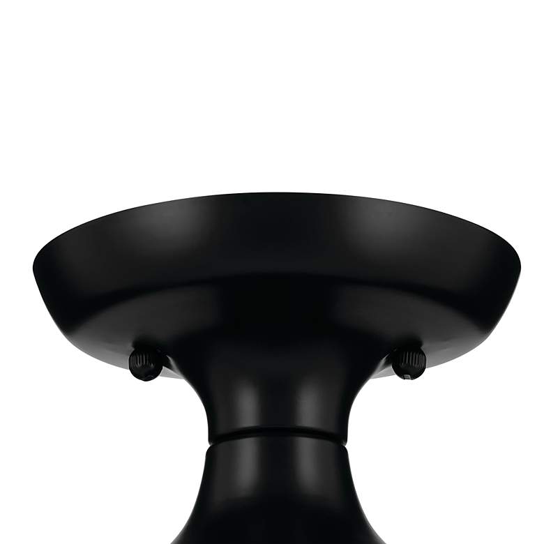 Image 3 Kichler Sisu 9 Inch 1 Light Semi Flush in Black more views