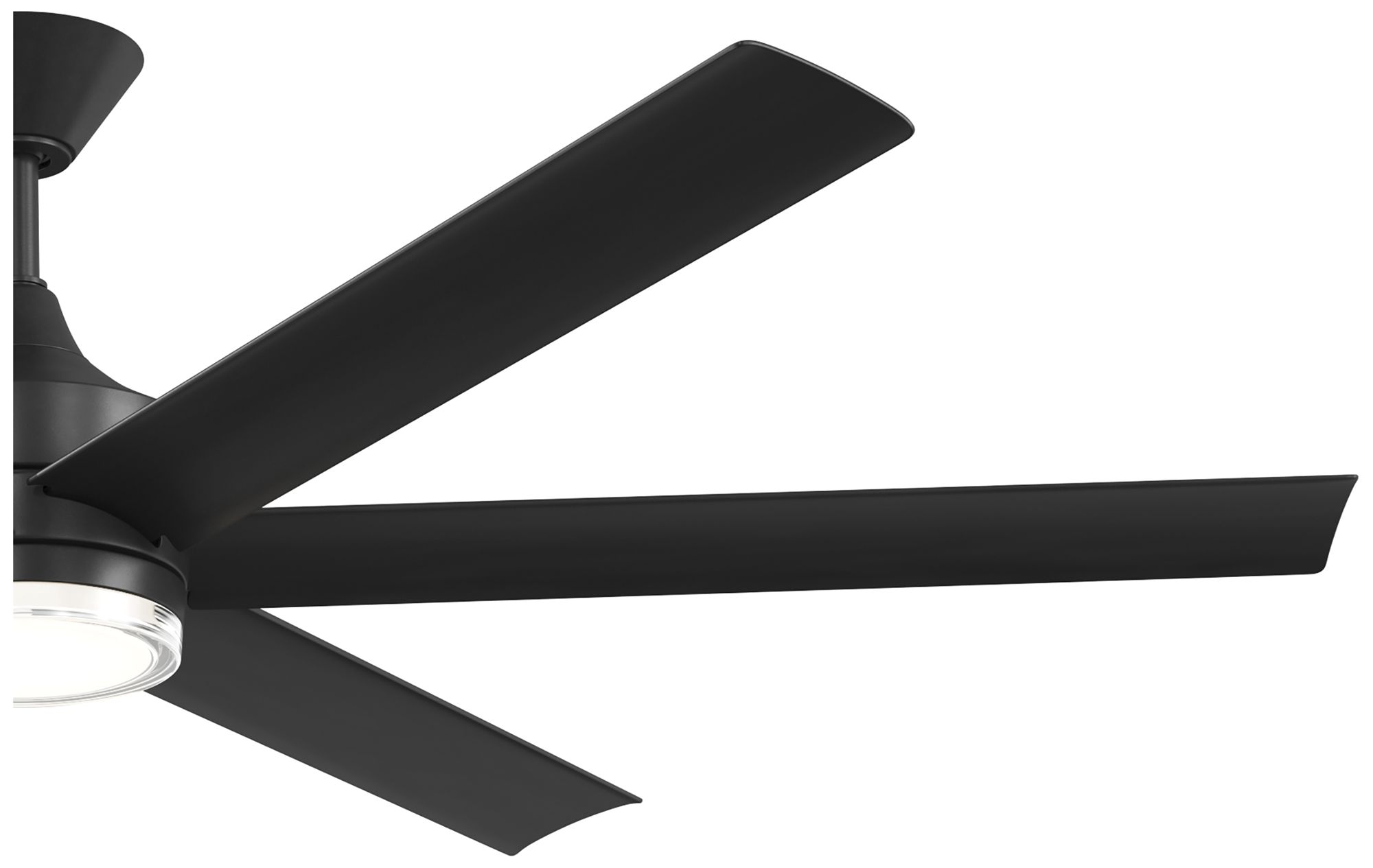 Image 6 Kichler Solen 6 Blade 65" Ceiling Fan Matte Black Matte Black Blades more views