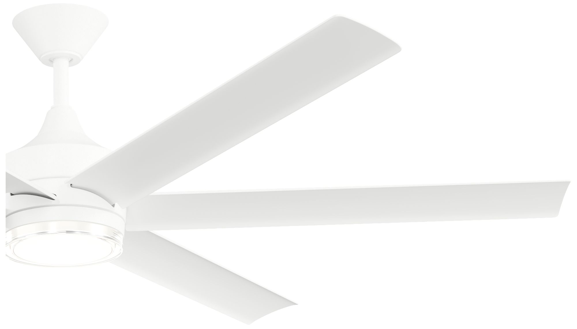 Image 6 Kichler Solen 6 Blade 65" Ceiling Fan Matte White Matte White Blades more views