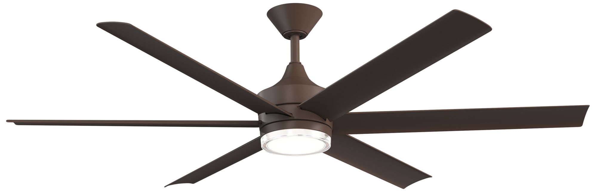 Image 2 Kichler Solen 6 Blade 65" Ceiling Fan Satin Natural Bronze SNB Blades