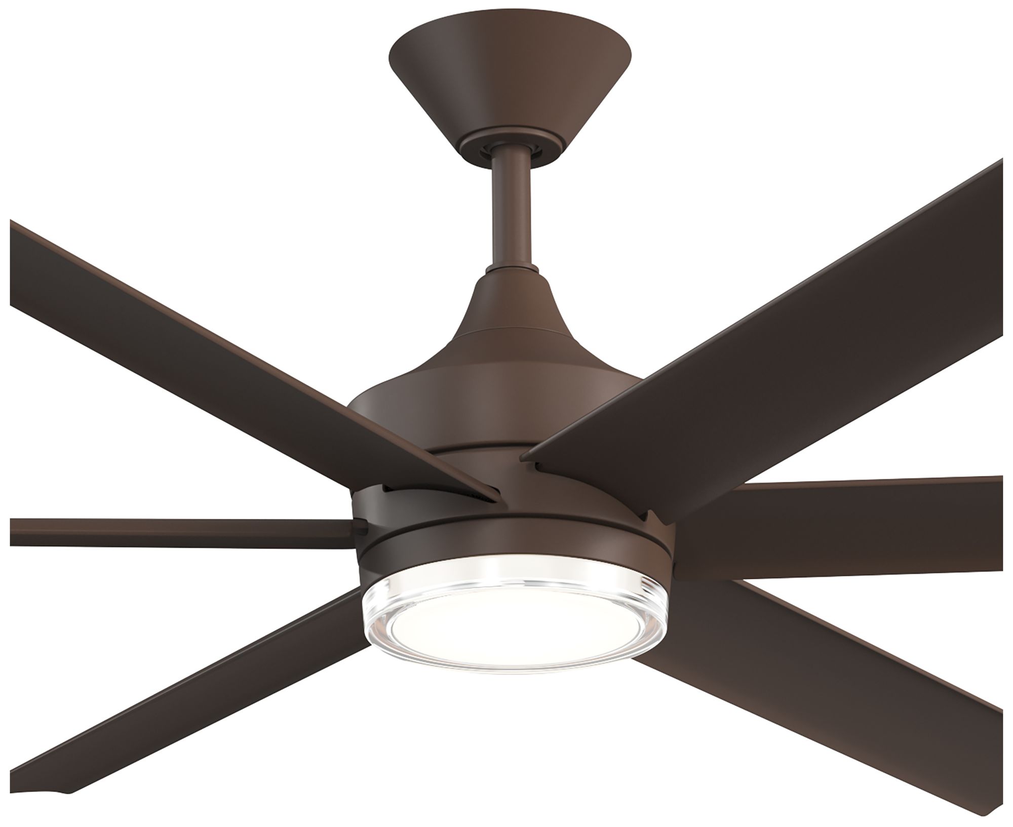 Image 7 Kichler Solen 6 Blade 65" Ceiling Fan Satin Natural Bronze SNB Blades more views