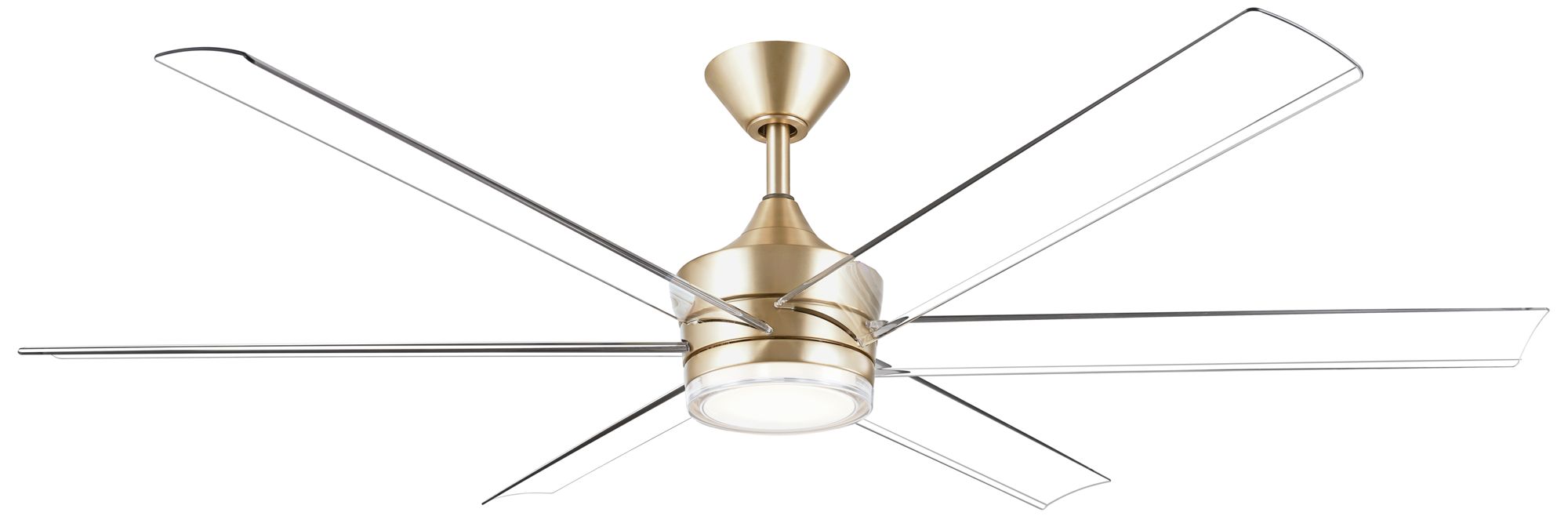 Image 3 Kichler Solen 6 Blade 65" Ceiling Fan Translucent Blade Set more views