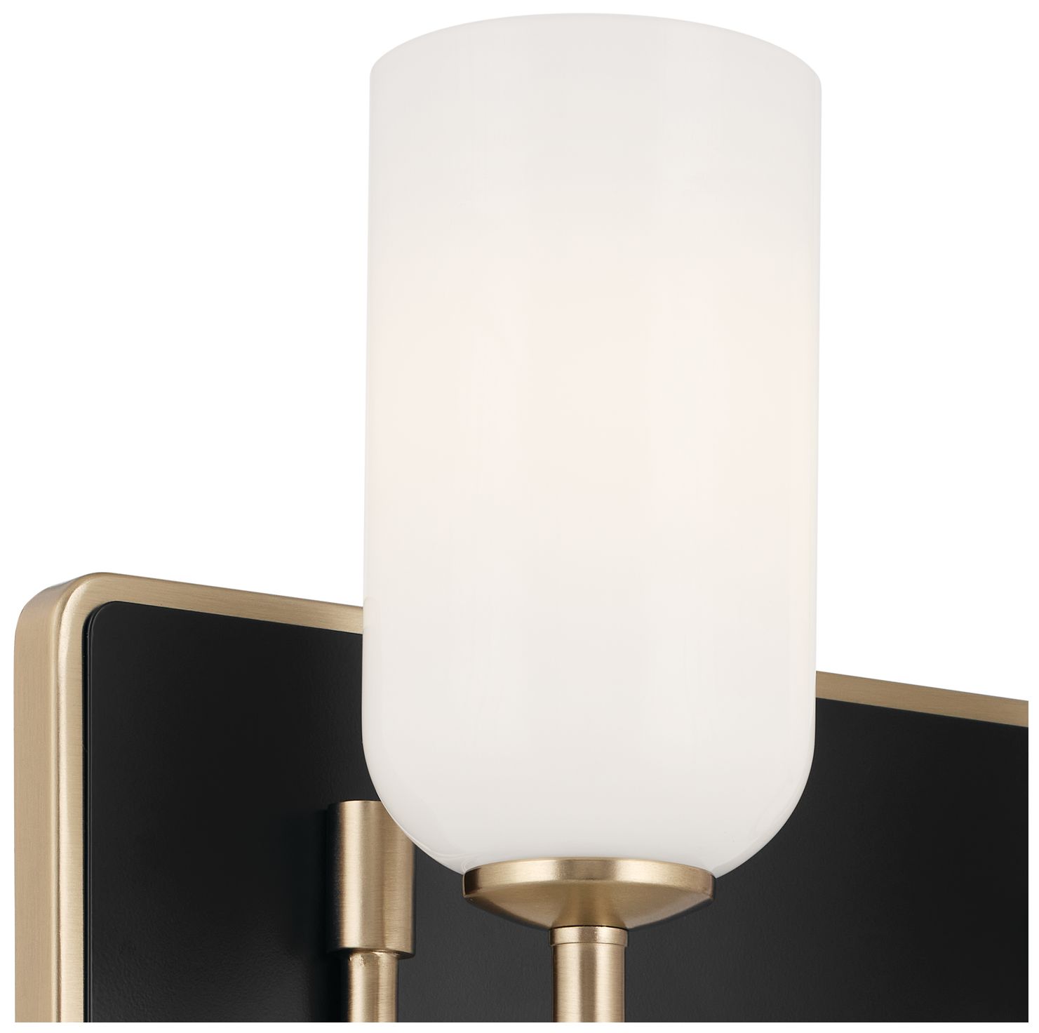 Image 3 Kichler Solia 14.25 Inch 2 Light Vanity  Champagne Bronze with Black more views