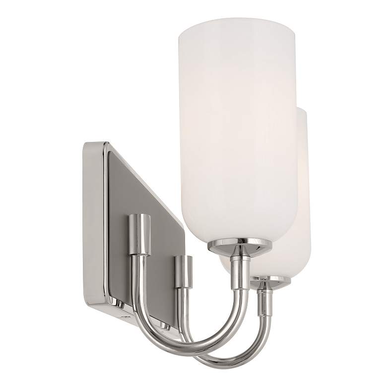 Image 4 Kichler Solia 14.25 Inch 2 Light Vanity in Polished Nickel more views