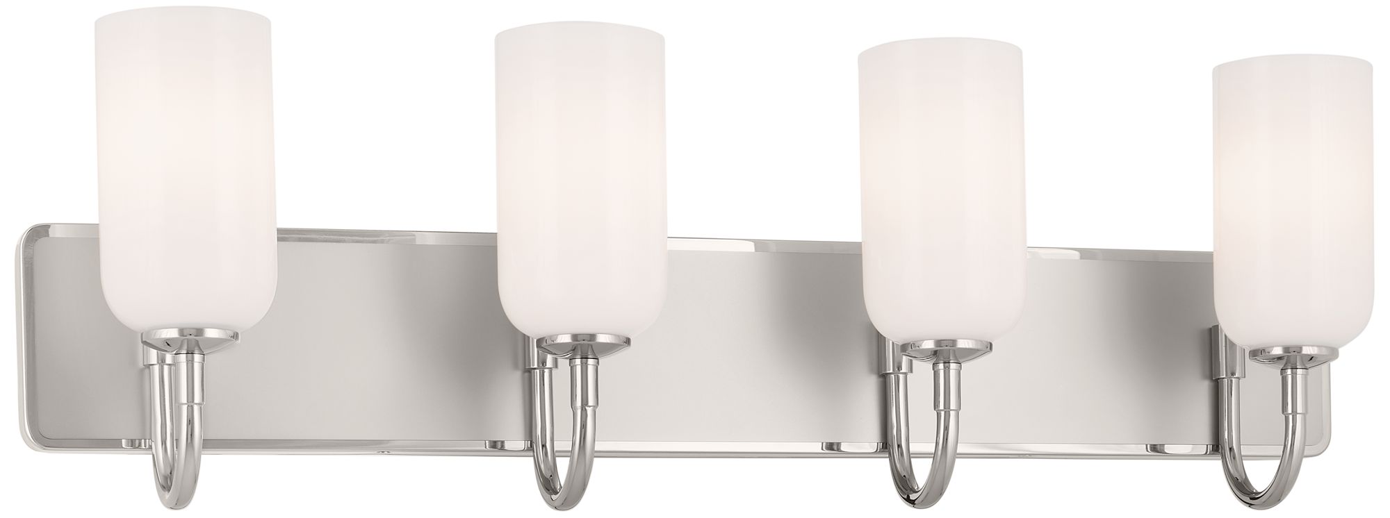 Kichler Solia 32 Inch 4 Light Vanitin Polished Nickel