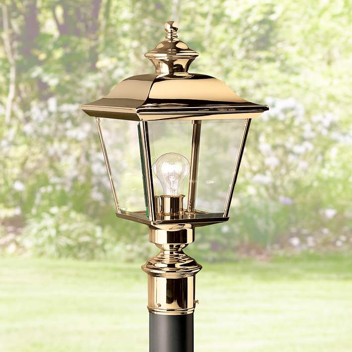 Kichler Solid Brass 22" High Post - #53746 | Lamps Plus