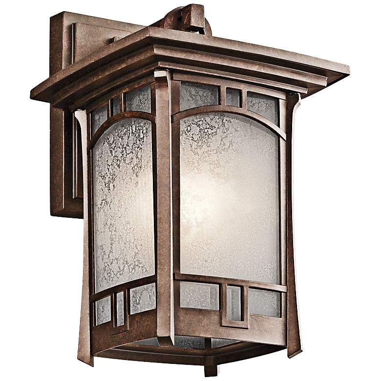 Image 1 Kichler Soria 11 3/4" High Bronze Outdoor Wall Light