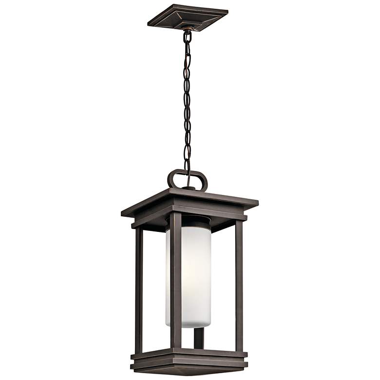 Image 2 Kichler South Hope 19" High Rubbed Bronze Outdoor Hanging Light